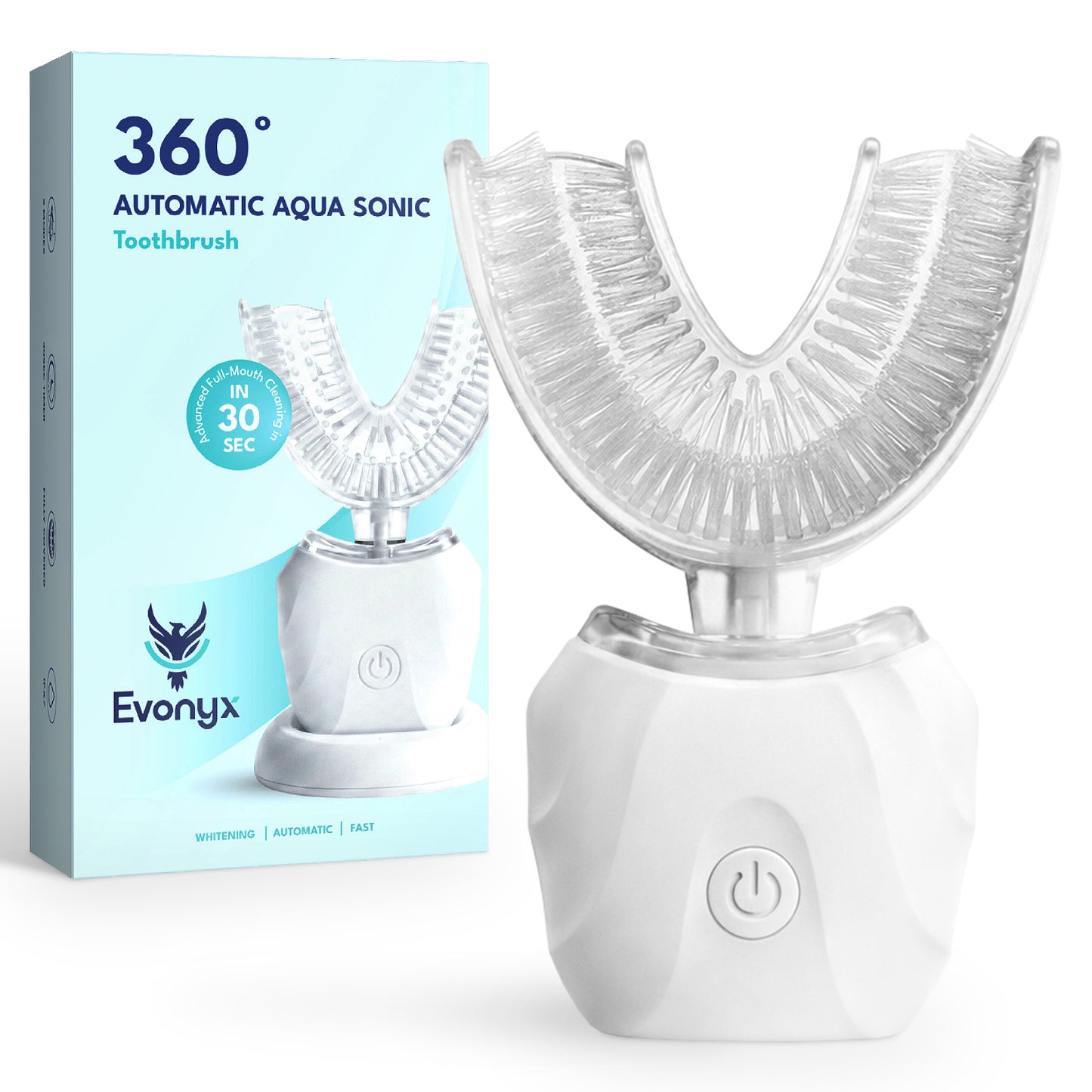 Evonyx Aqua™ – 30 Second Sonic Toothbrush